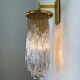 Cascade wall light by Venini, Murano glass, Italy, 1970s