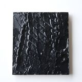 Tableau, peinture noire texturée de Vincent Dufresne, 2013