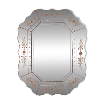 Large antique Venetian mirror