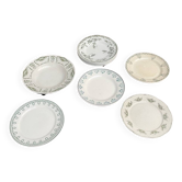 Lot de 11 asiettes Terre de Fer dépareillées