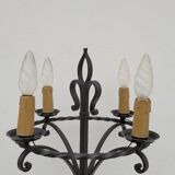 Candelabra floor lamp wrought iron candlestick