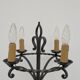 Candelabra floor lamp wrought iron candlestick