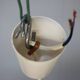 Mid-Century Pendant, 1970s, Denmark, - made of Metal, - shows signs of we