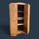 Parisian art deco wardrobe solid raw oak 1930