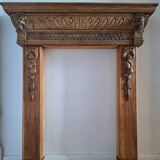 Old fireplace surround, art deco mantle