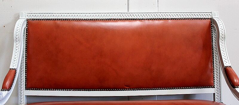 Beech children's bench, Louis XVI style, Early 20th century