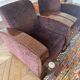 Fauteuil Garbo - style art deco - Daisy Simon - dos tendu
