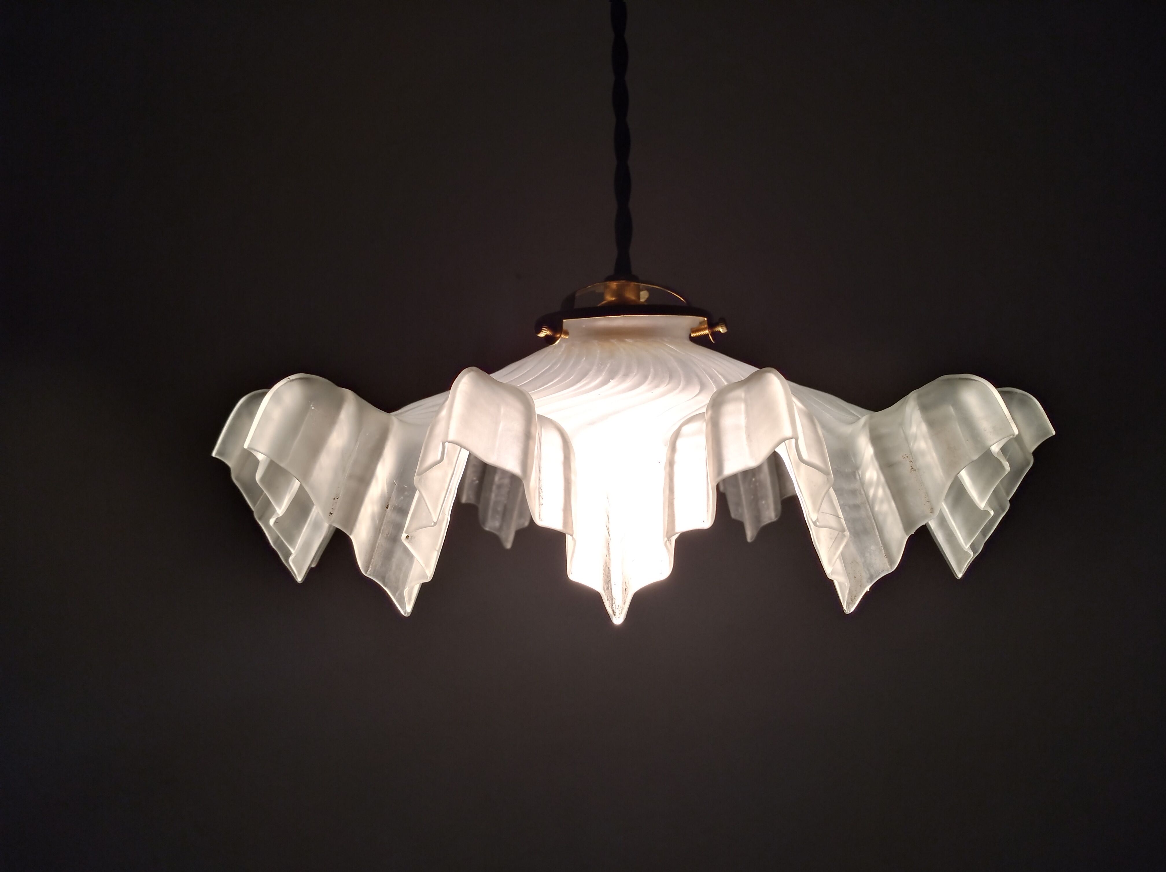 Art Nouveau lace or petticoat hanging