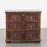 Commode anglaise en chêne, XVIIe siècle