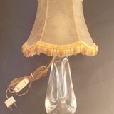 Crystal lamp signed "Charles Schneider"