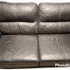 Canape cuir noir victoria