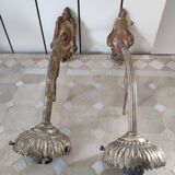 Brass sconces