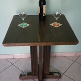 Wooden bistro table from the 50s