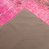 7x10 distressed pink turkish rug 300x208cm