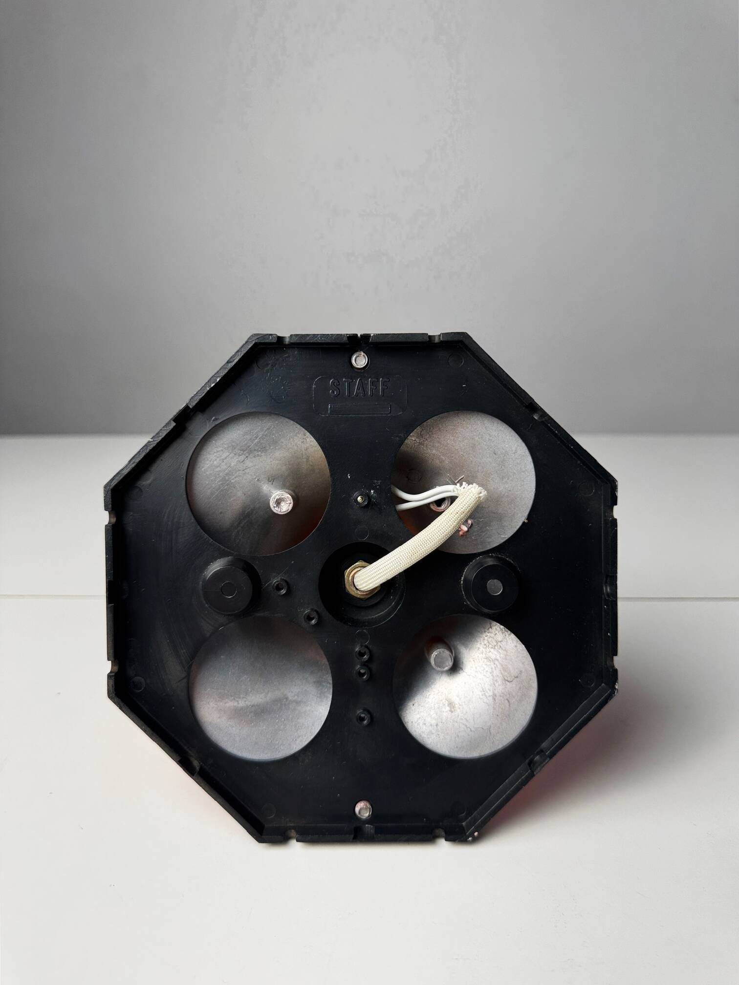 Trio of Staff Lights wall/ceiling lamps 70's, Germany