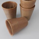 Set of 4 vintage DIGOIN stamped cups