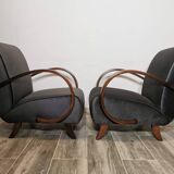 Set de 2 fauteuils par Jindrich Halabala, 1940