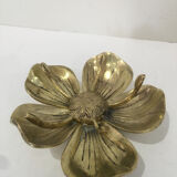Brass flower ashtray