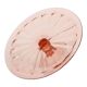 Pink Art Deco Cake Platter / Pastry Dish – Depression Glass