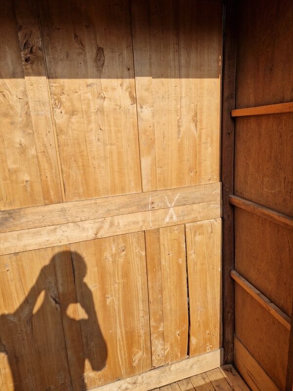 Old wardrobe Louis Philippe - walnut - XIXth