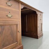 1950s walnut counter or desk