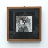 Pen and watercolor drawing by A. PRIN