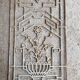 Art deco cast iron door grille