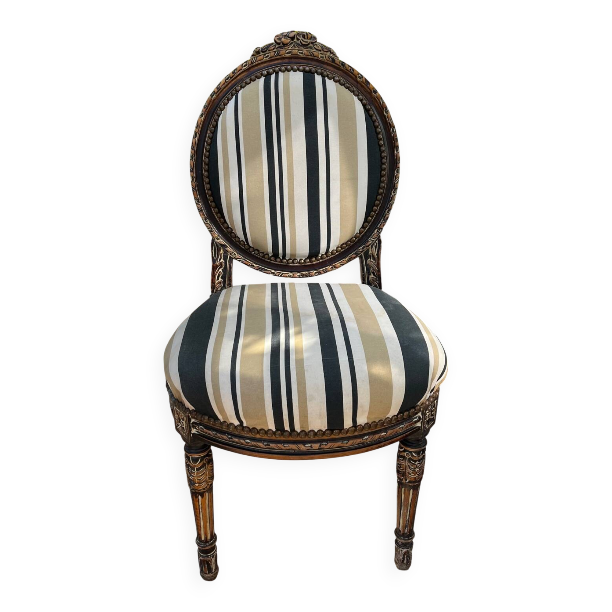 Louis XV medallion chair