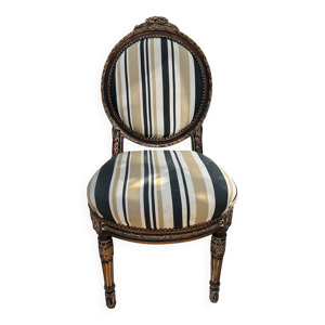 Chaise médaillon louis