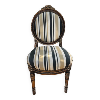 Chaise médaillon Louis XV