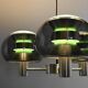 Space Age Pendant Light in Metal