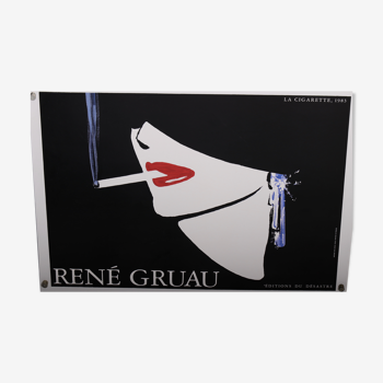 OATMEAL RENE THE CIGARETTE EDITION OF THE DESASTRE 61X79.5 CM UNION AFFICHE