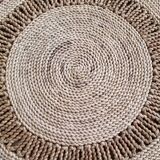 Vintage natural fibre rug