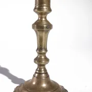French 18th-century brass candlestick – Louis XV