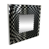 Vintage Op Art mirror by Deknudt