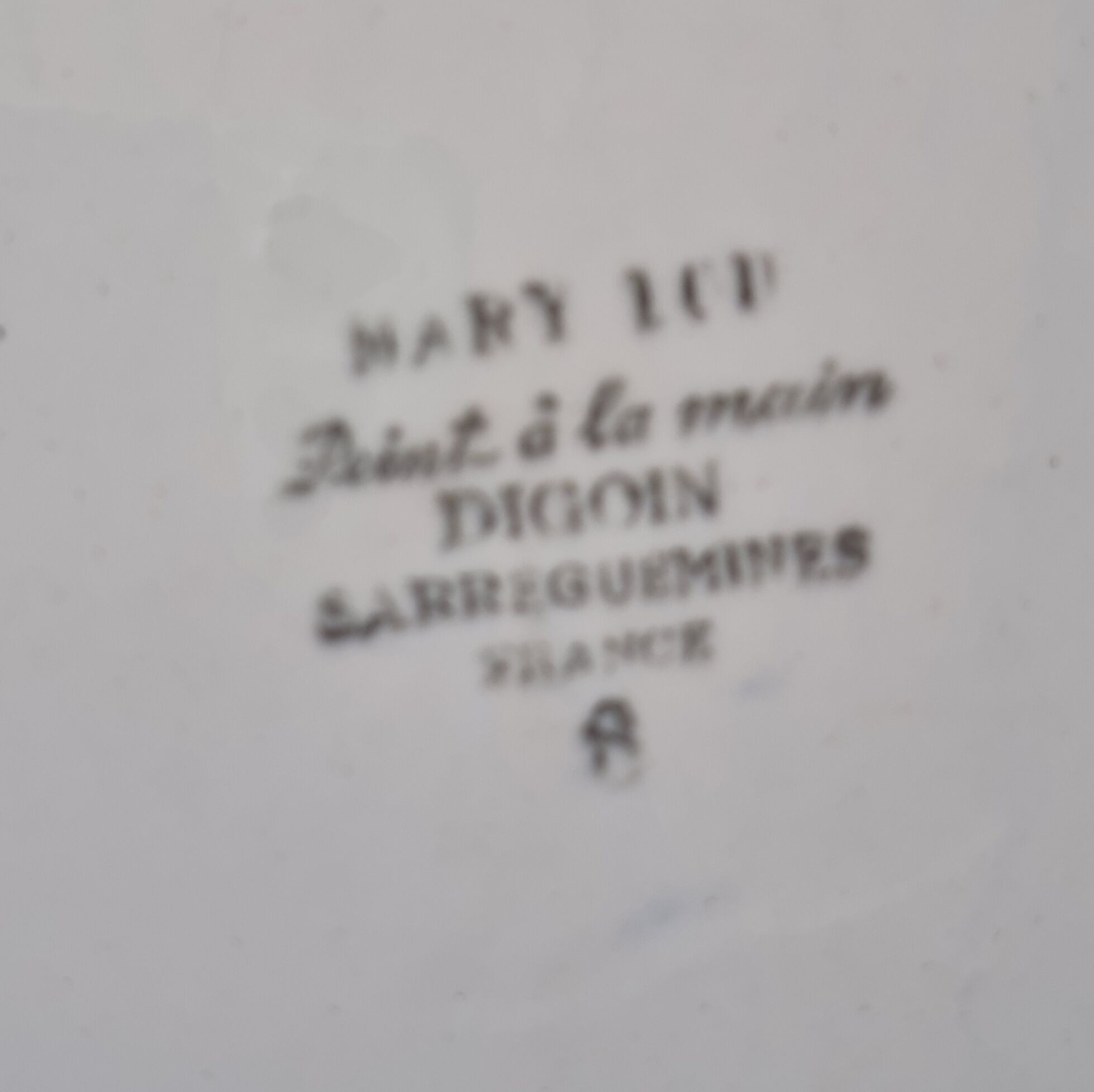 Serving dish mary-Lou de Digoin