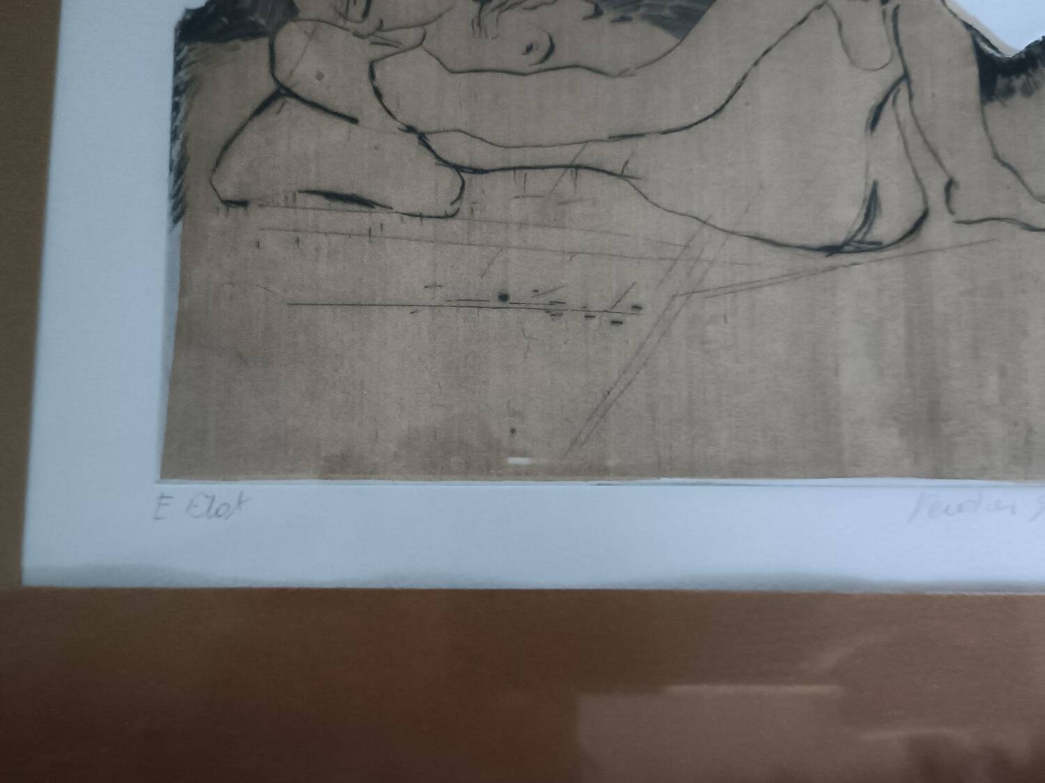 Engraving, nude, François Verdier