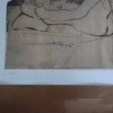 Engraving, nude, François Verdier