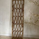 Vintage rattan screen