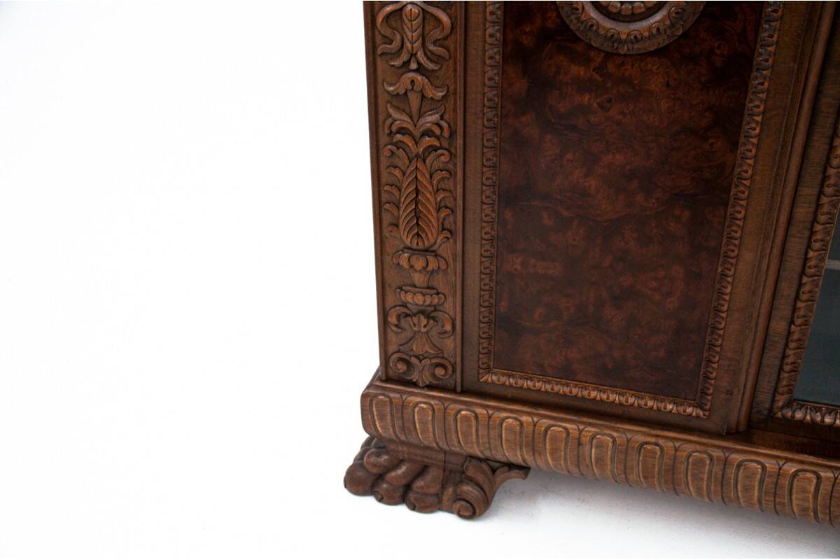 Cabinet set on lion's paws, Germany, early 20th century.