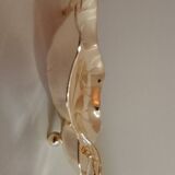 Silver leaf vine dish, silver-plated metal