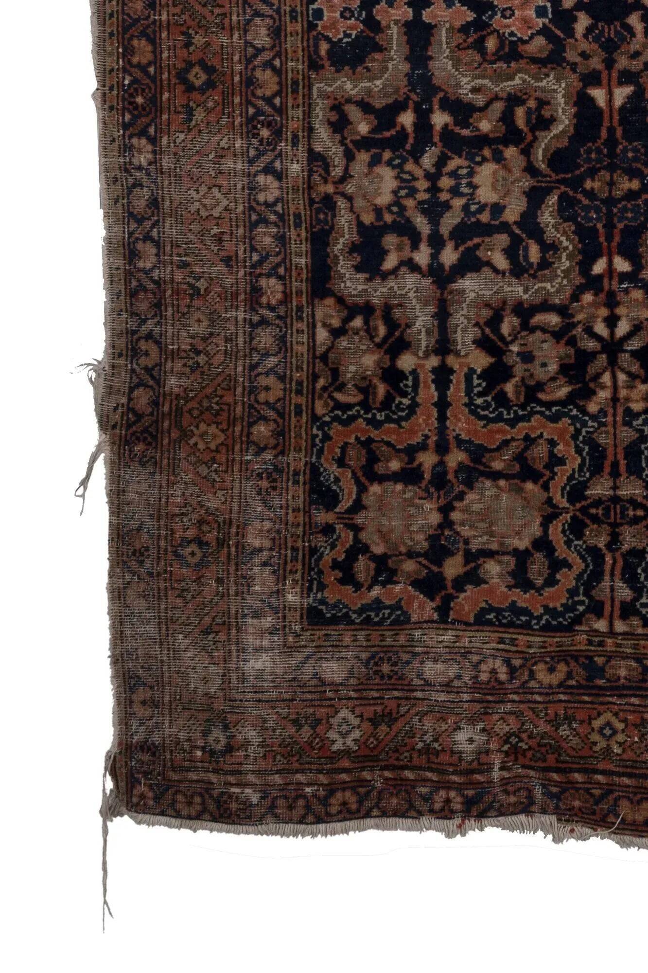 Vintage Turkish rug handmade 126x196 cm