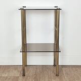 Brass side table/end table