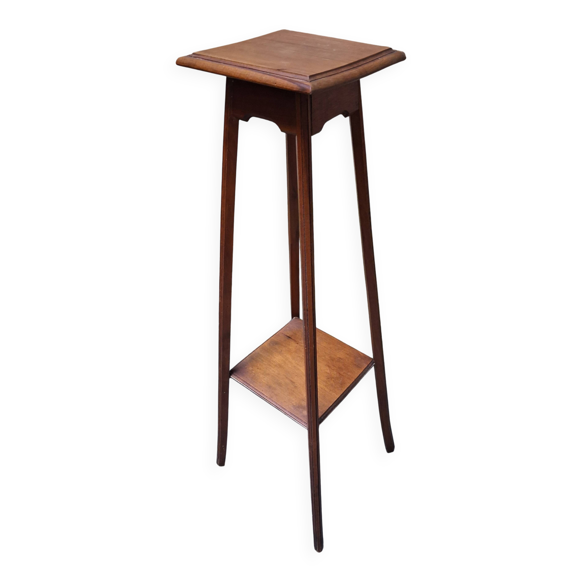 Selette ancienne en bois, style art nouveau