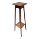 Antique wooden side table, Art Nouveau style