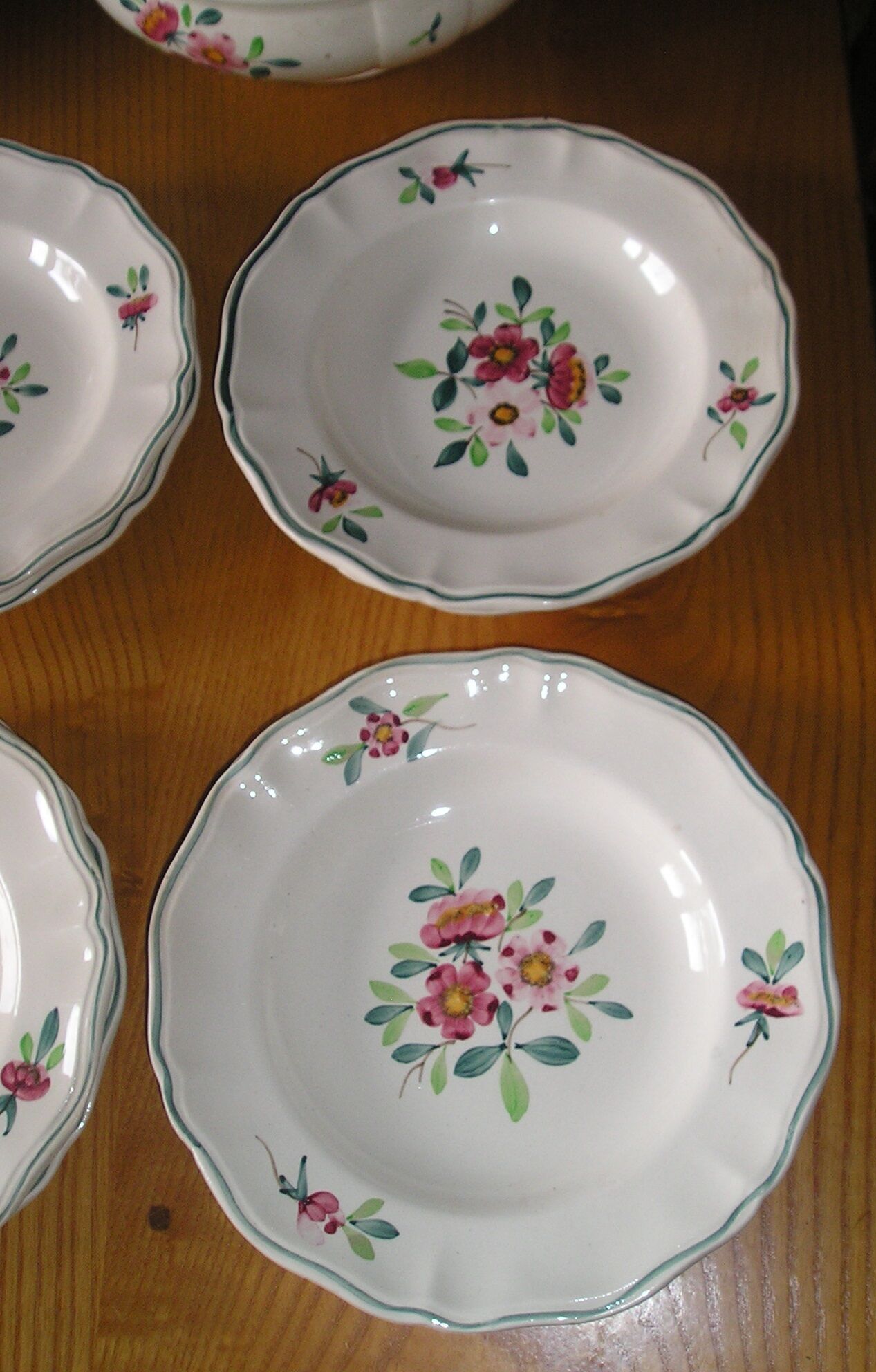Table service 6 people Sarreguemines model "amazonas" 14 pieces