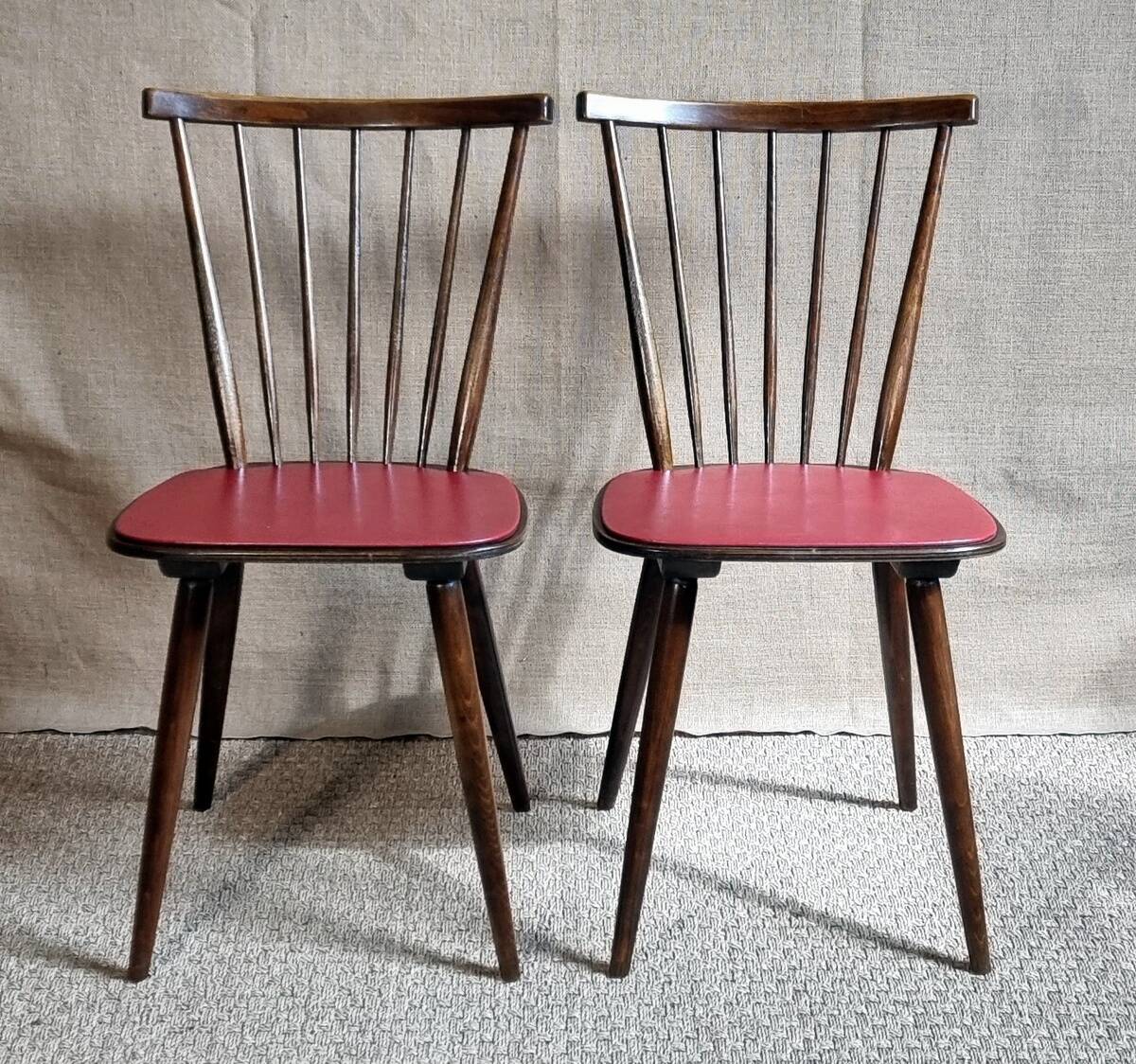 Pair of Scandinavian bistro chairs from the 60s