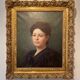 Portrait of a young woman, signed H Mouthier (1880-1975) and dated 1907