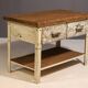 Industrial iron kitchen table from the 1950s, Czechoslovakia
