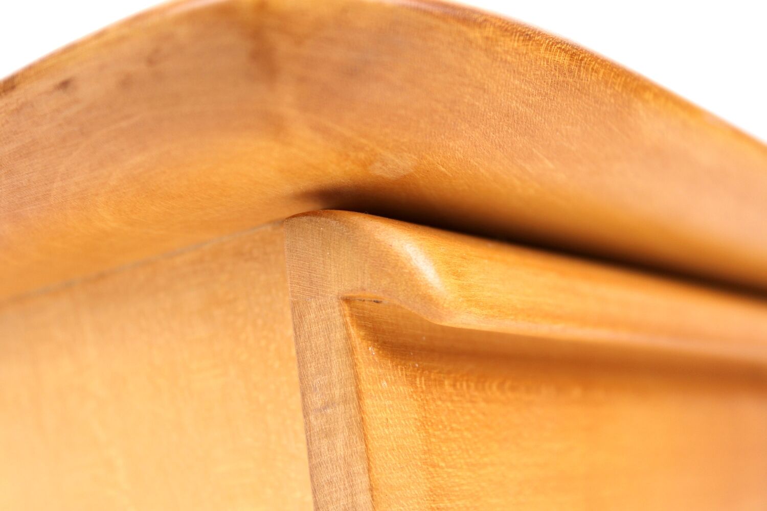 Wall console in solid wood, Switzerland 1940s